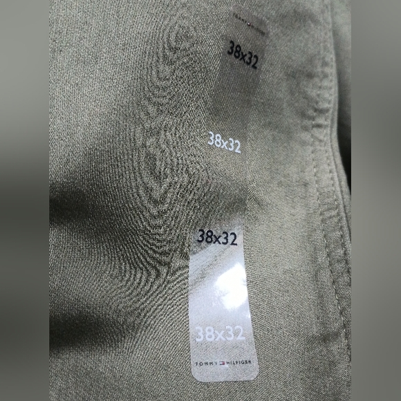 Tommy Hilfiger Men's "Th Flex" Green Jean Pants Size 38 Brand New With Tags - Picture 2 of 15